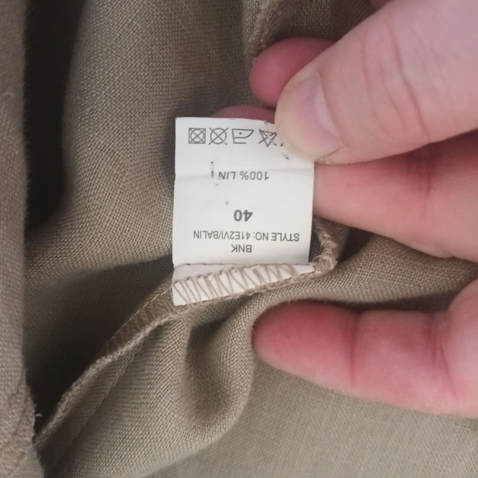 Chaqueta ligera de lino BNK – Talla 40 – Estilo Veraniego / Chic – photo 5